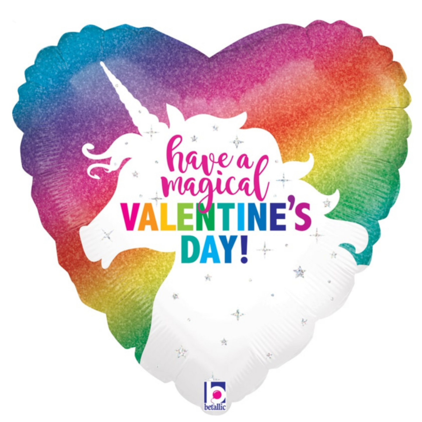Unicorn Valentine's Balloon