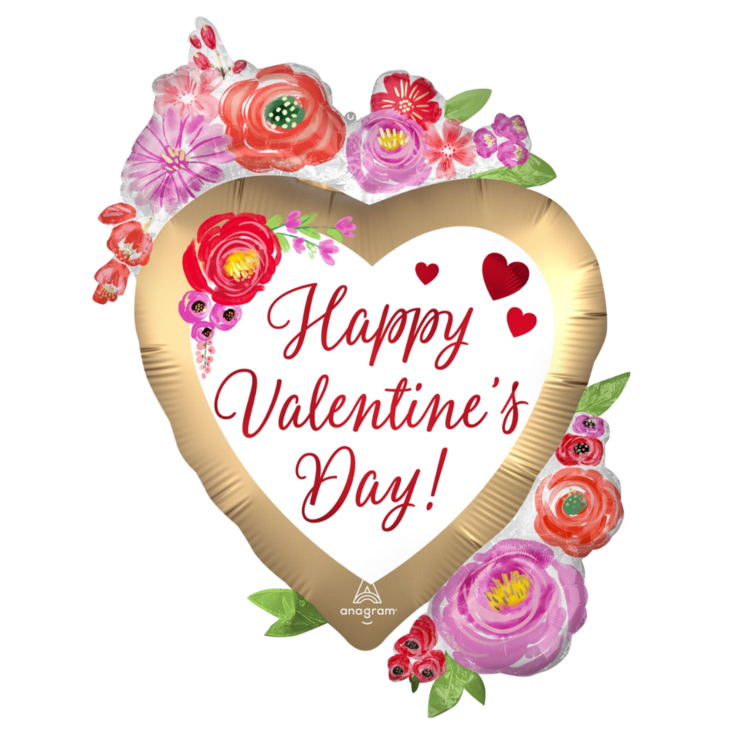Valentine's Floral Heart Balloon