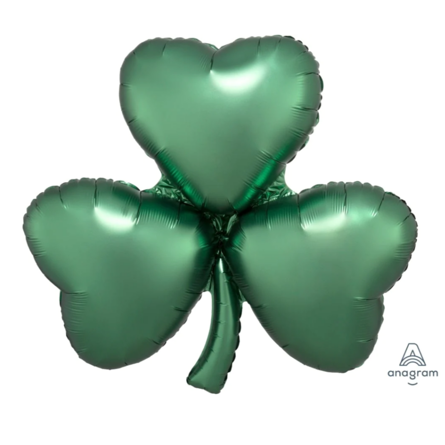 Satin Emerald Shamrock Balloon