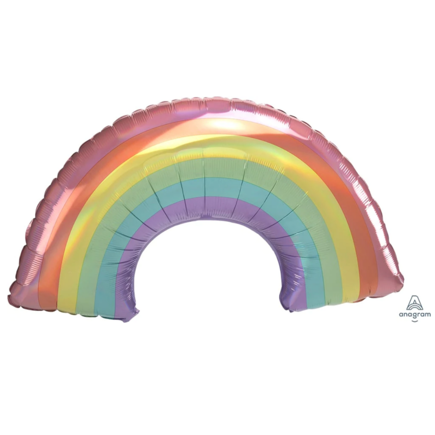 Iridescent Pastel Rainbow Balloon