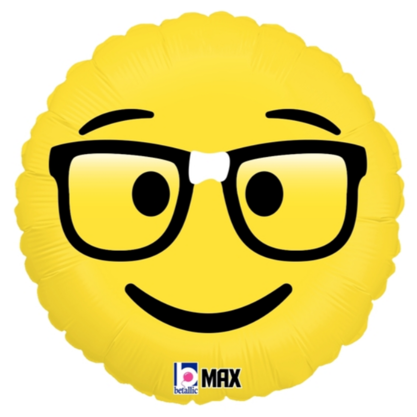 Emoji Nerd Foil Balloon
