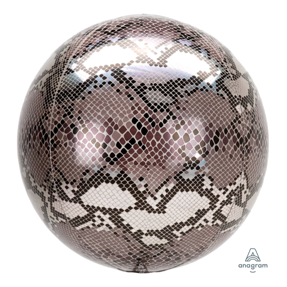 Snake Skin Print Orbz Balloon