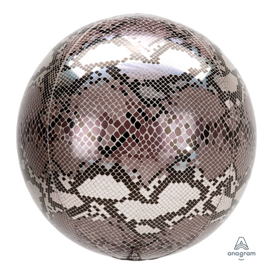 Snake Skin Print Orbz Balloon