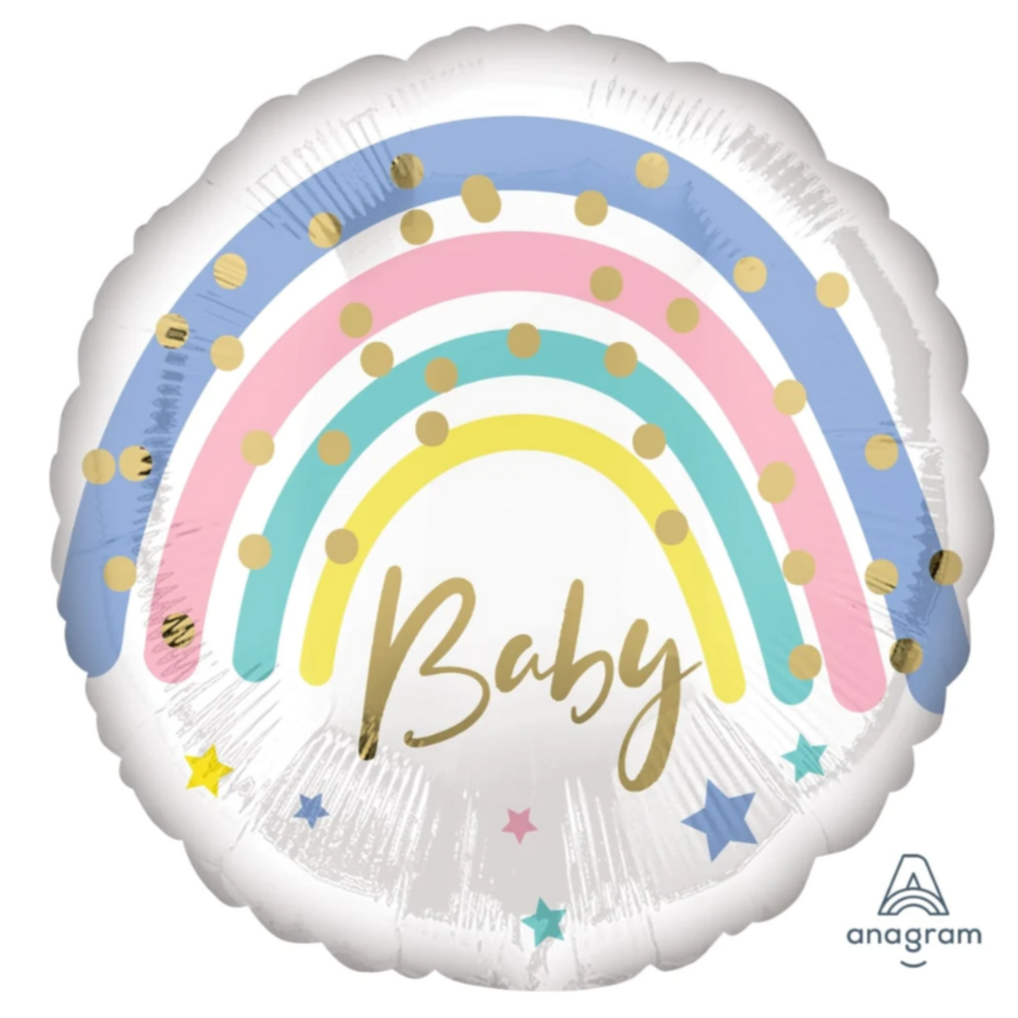 Pastel Rainbow Baby Balloon