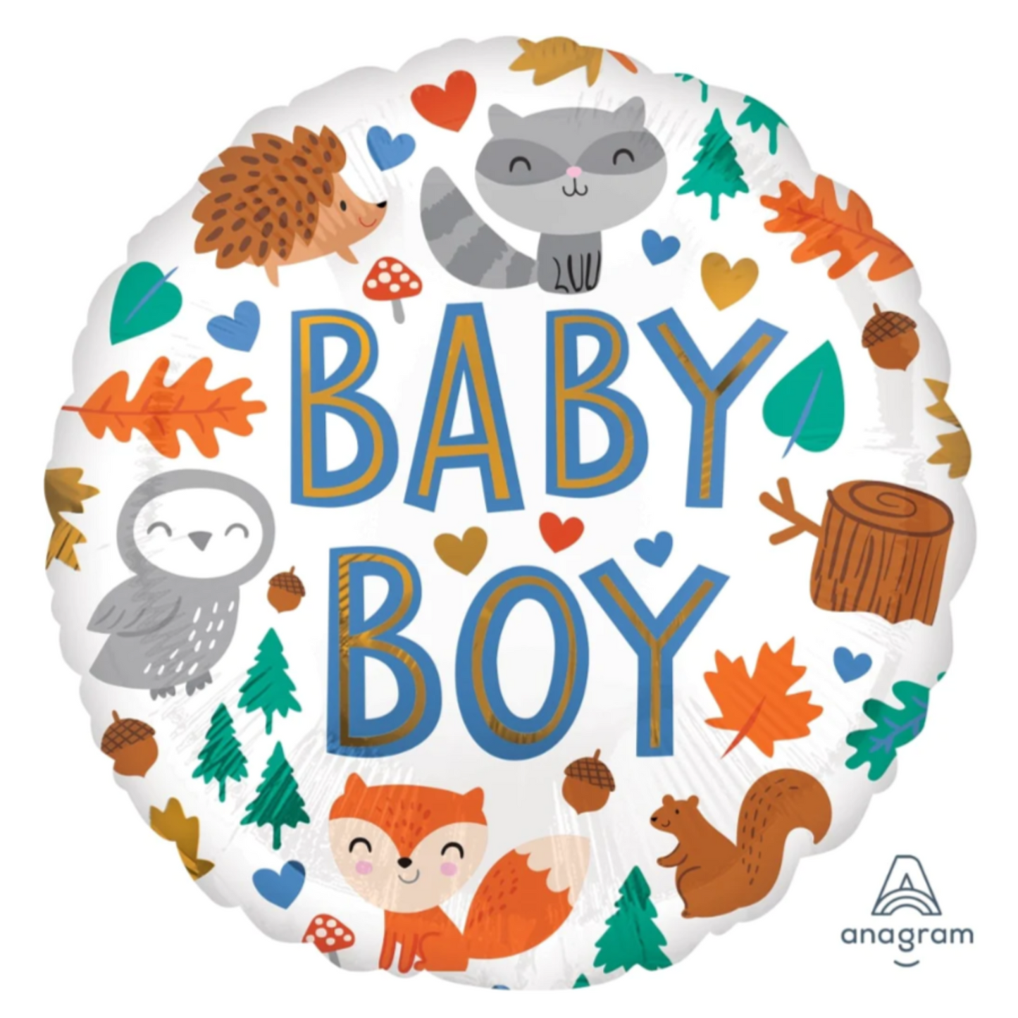 Baby Boy Woodland Fun Balloon