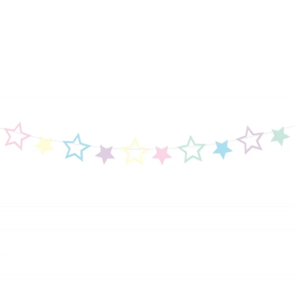 Pastel Star Garland