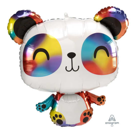Rainbow Panda Balloon