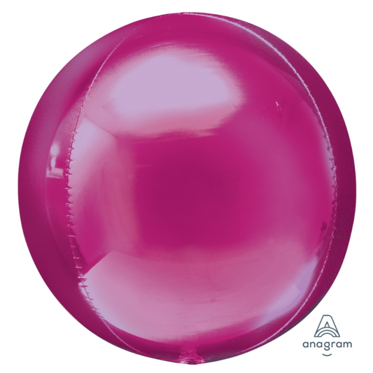 Bright Pink Orbz Balloon