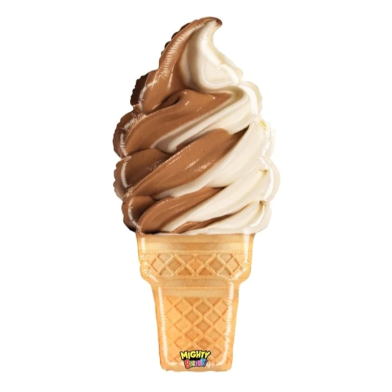 Chocolate Swirl Ice Cream Balloon