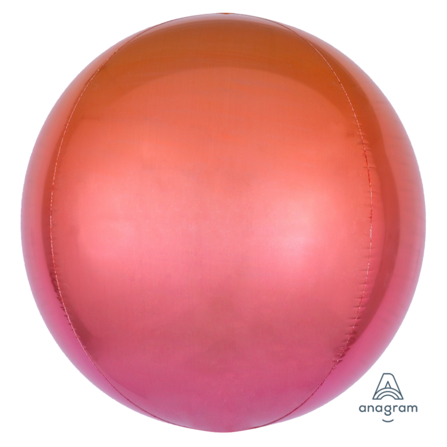 Red & Orange Ombre Orbz Balloon