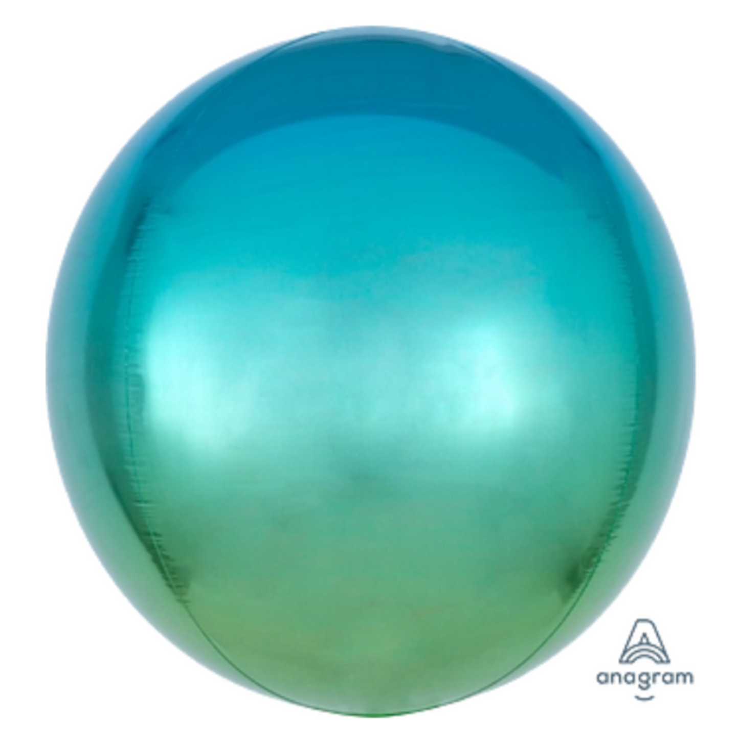 Blue & Green Ombré Orbz Balloon
