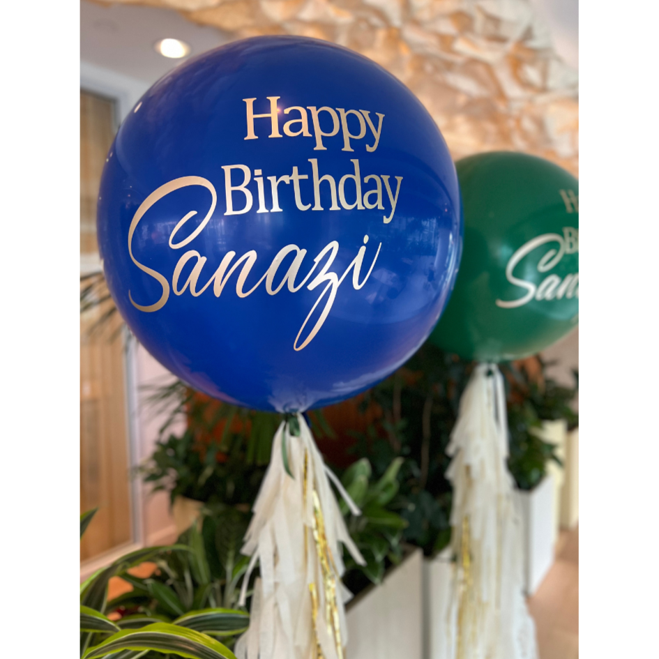 Jumbo Balloon w/ Custom Vinyl