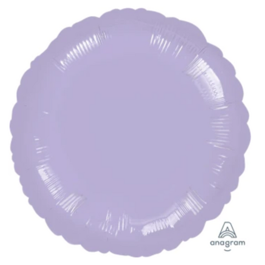 Metallic Pastel Lilac Round Foil Balloon