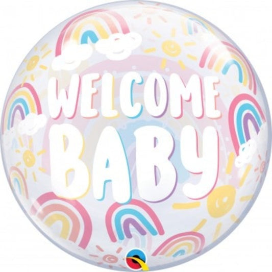 Welcome Baby Bubble Balloon