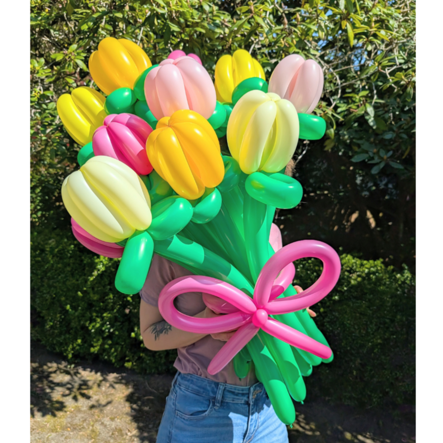 Tulip Balloon Flower Bouquet