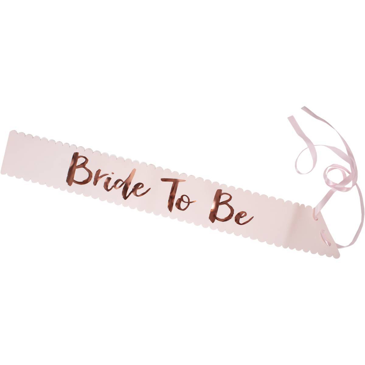 Bridal sash clearance