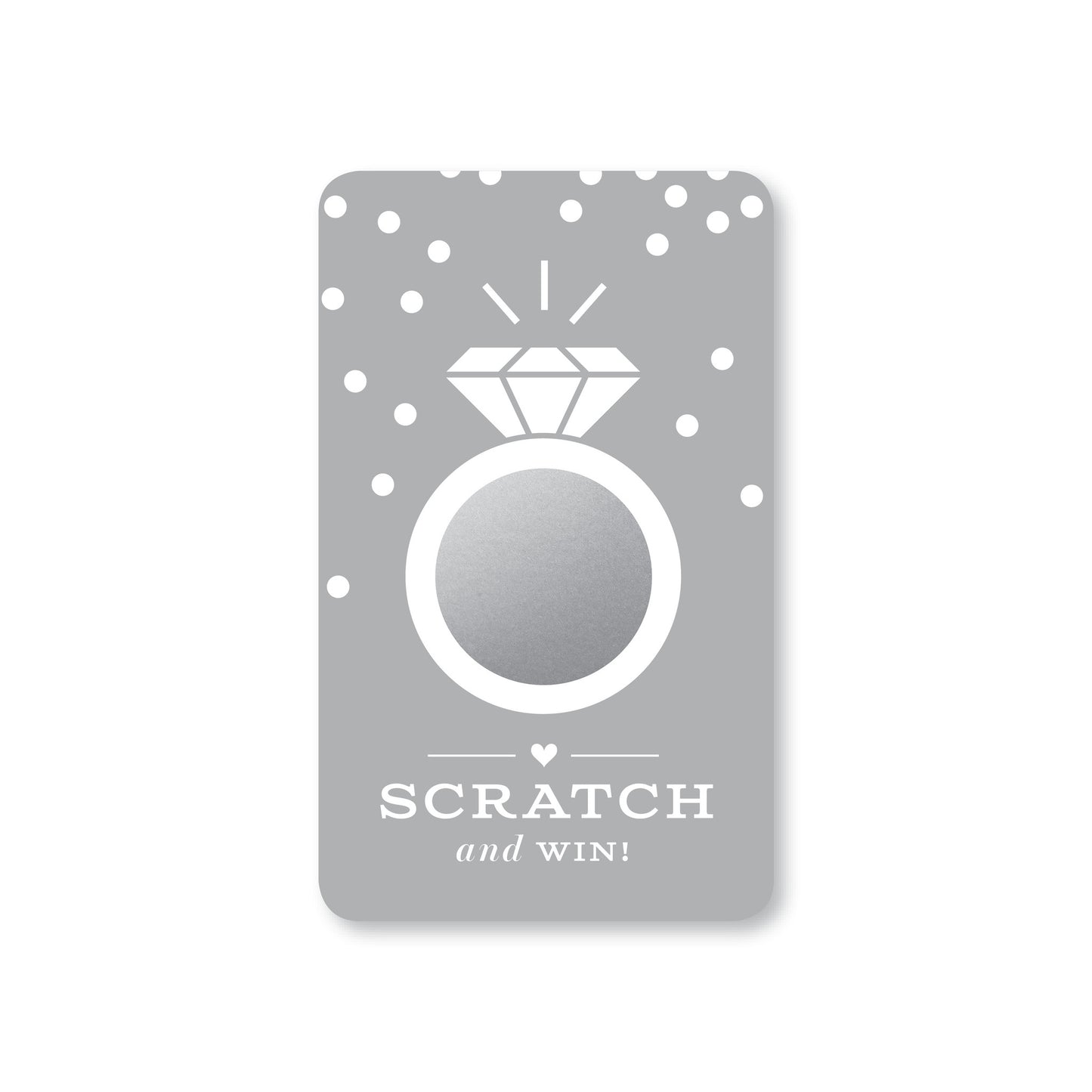 Bridal Shower Scratch Off Cards