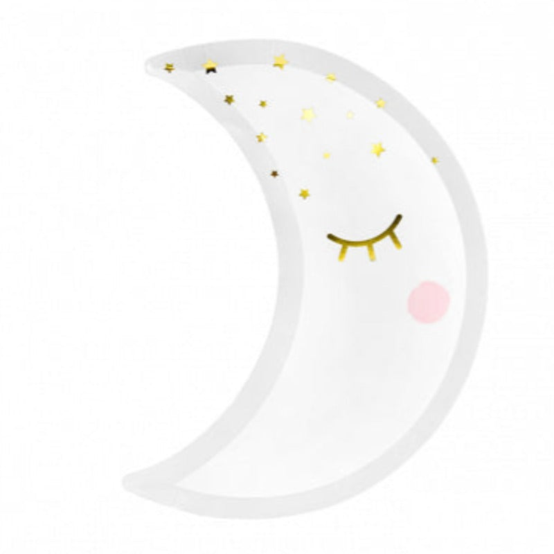 White Moon Plates