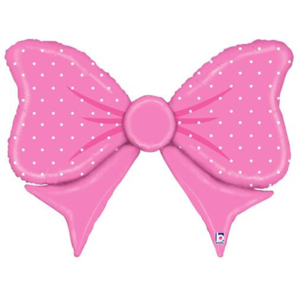 Pink Bow Foil Balloon