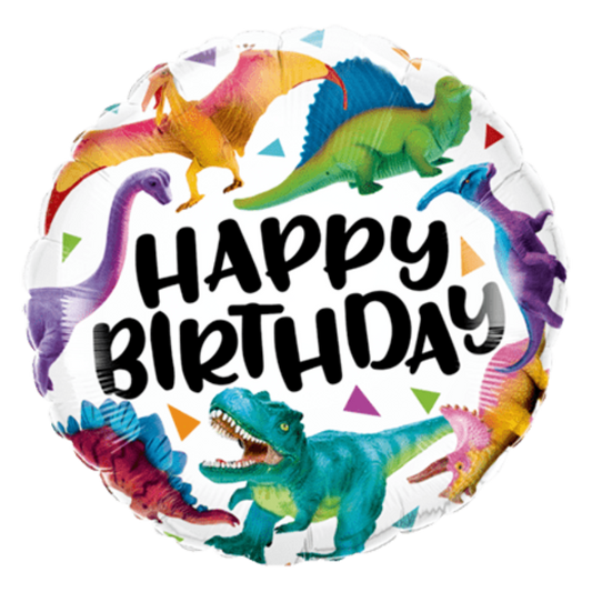 Dinosaur Happy Birthday Balloon