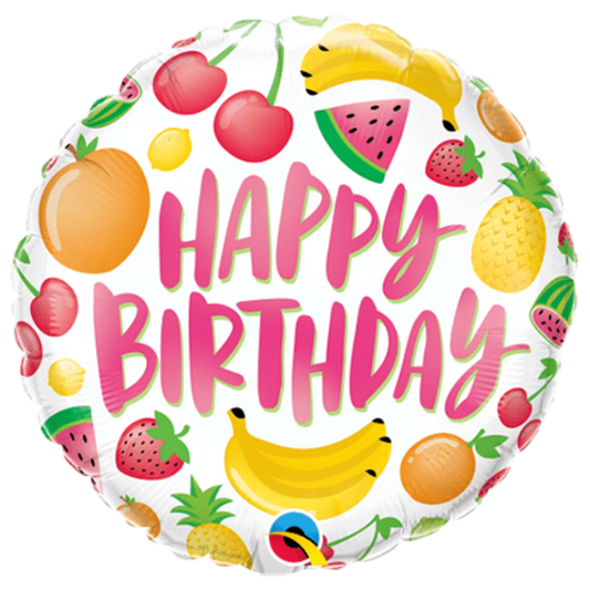 Fun Fruit Happy Birthday Balloon