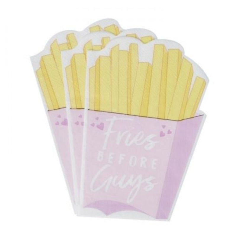 Fries Before Guys Napkins