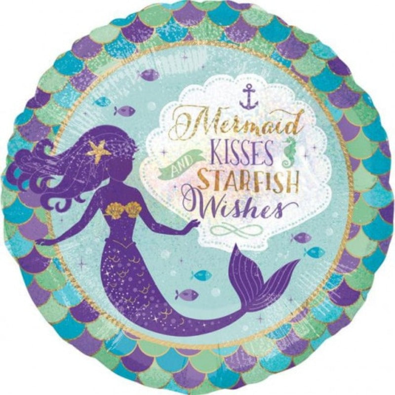 Mermaid Kisses Foil Balloon