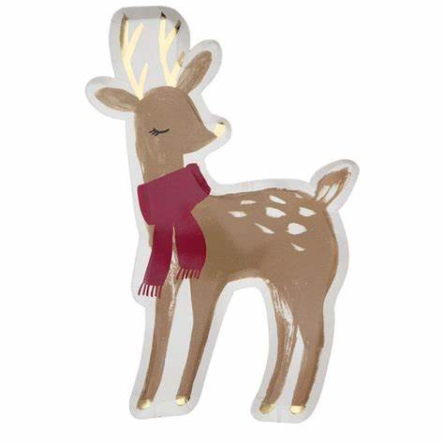 Festive Deer Plate