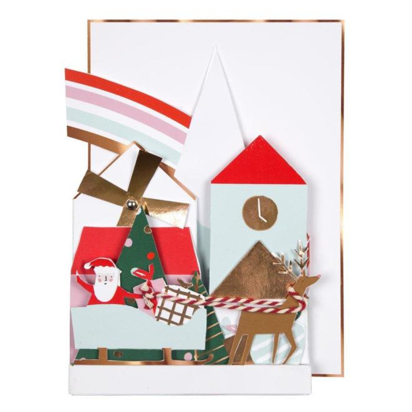 Santa Sleigh Card
