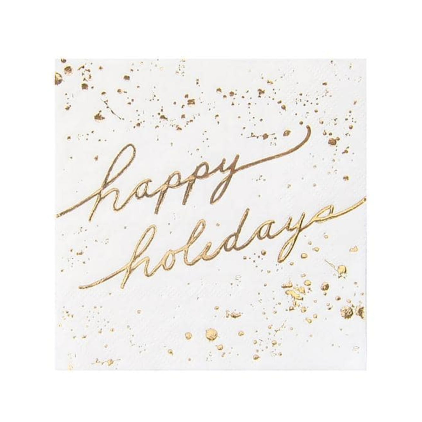 Happy Holidays Cocktail Napkin