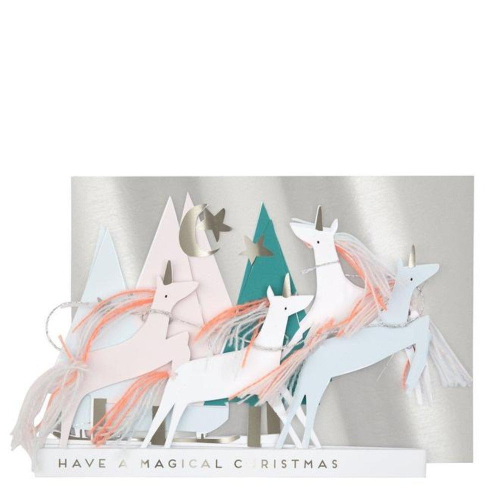 Unicorn Christmas Card