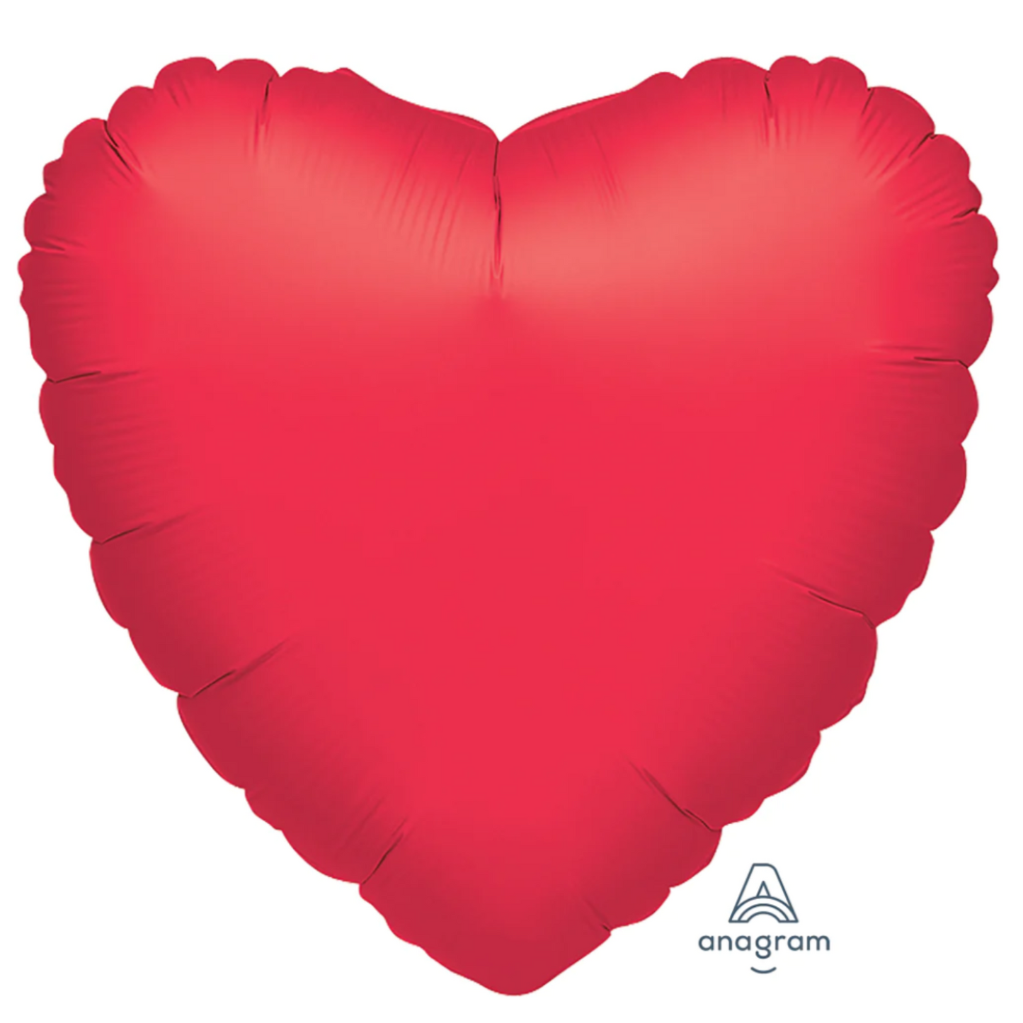 32" Metallic Red Heart Balloon