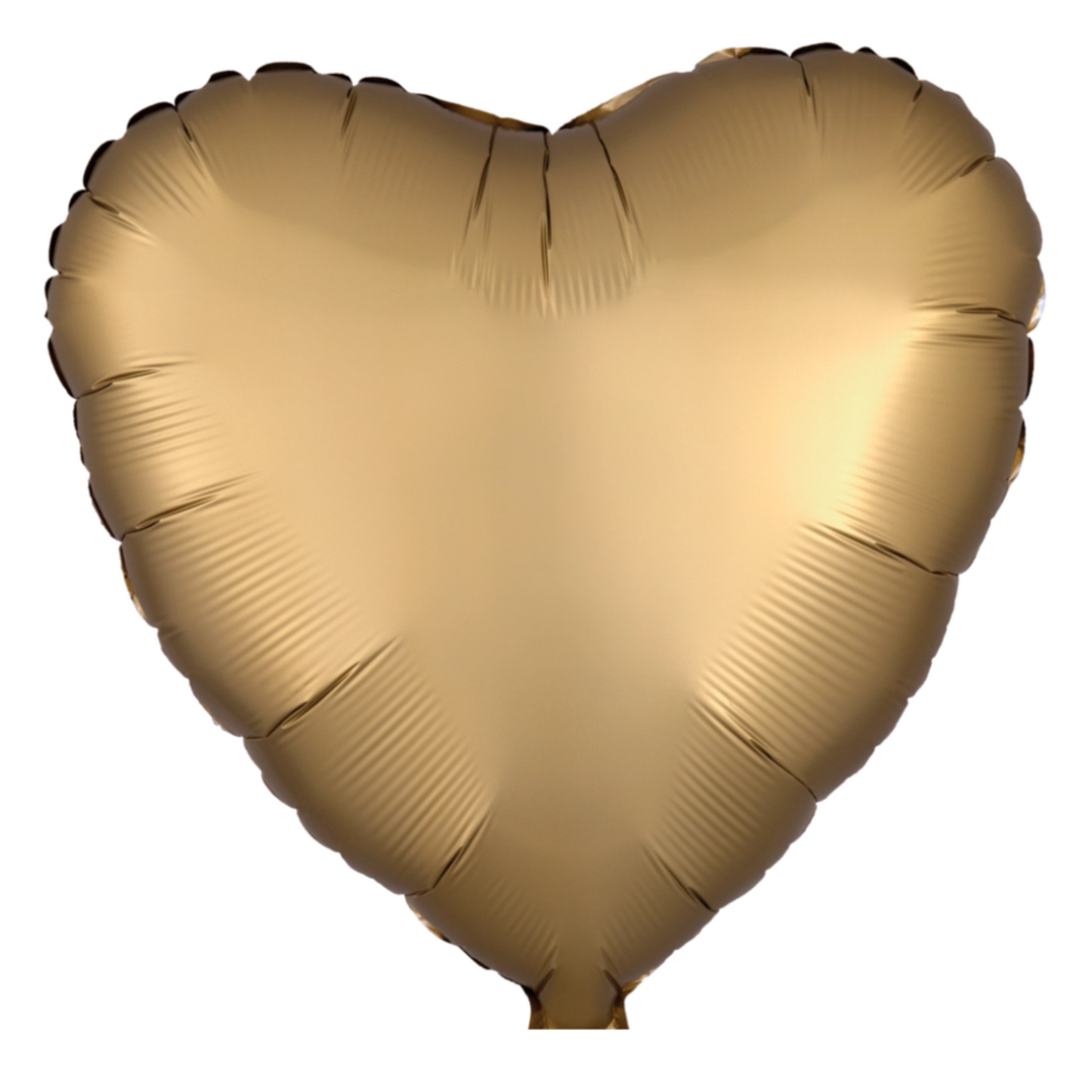 Satin Gold Heart Balloon