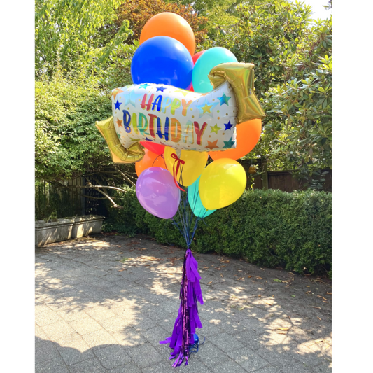 Medium Bouquet w/ Large Foil Balloon