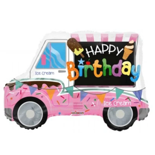 Birthday Ice Cream Truck Balloon