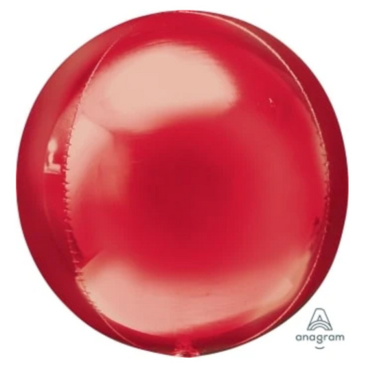 Metallic Red Orbz Balloon