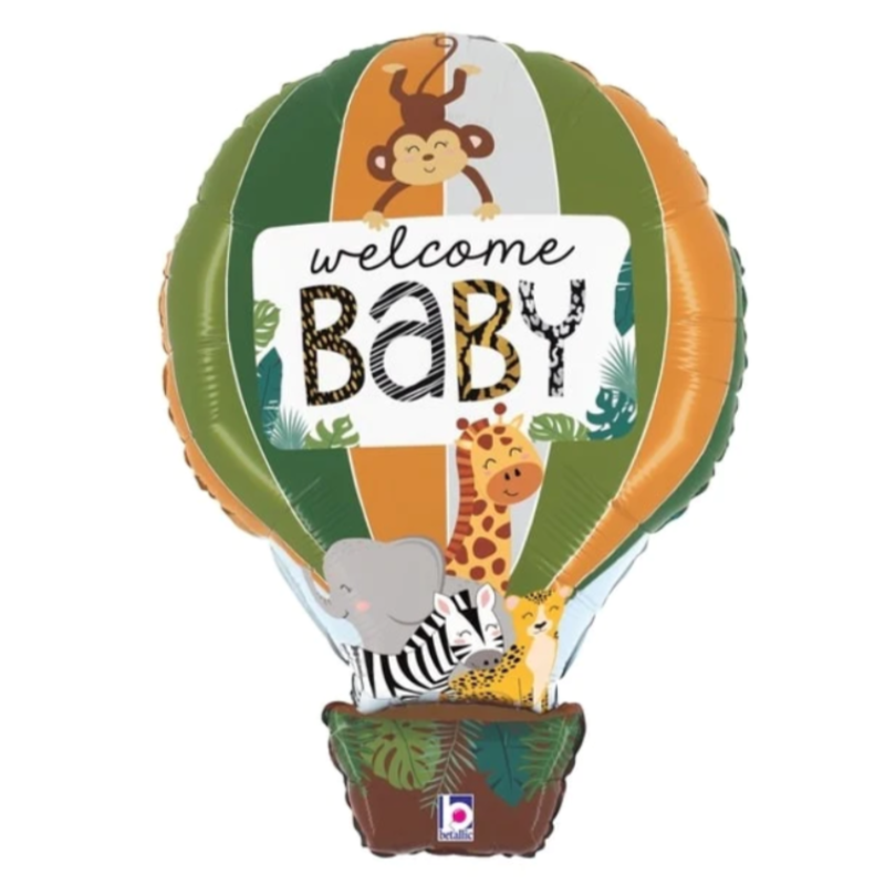 Safari Animals Baby Hot Air Balloon