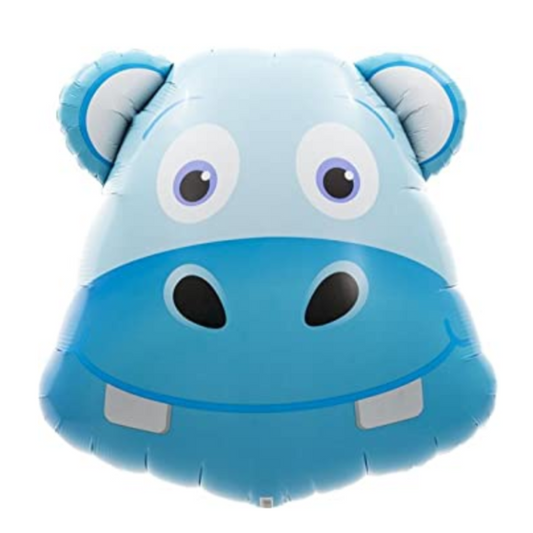 Hippo Head Balloon