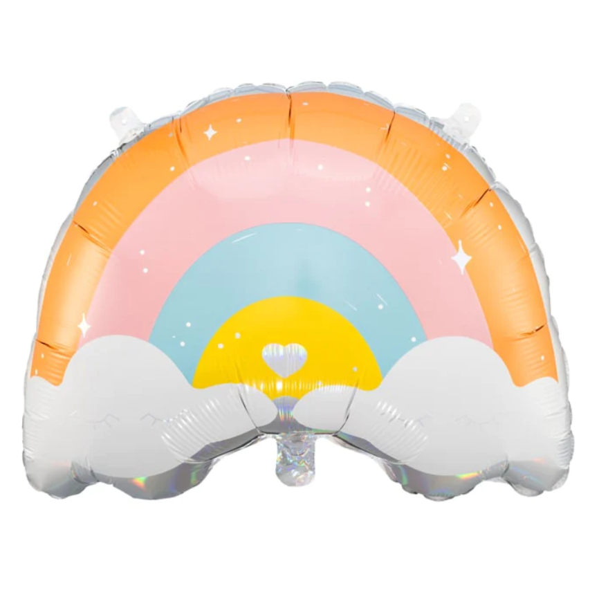 Sleepy Cloud Rainbow Balloon