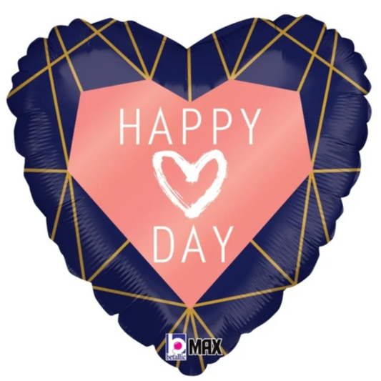 Happy Day Heart Balloon