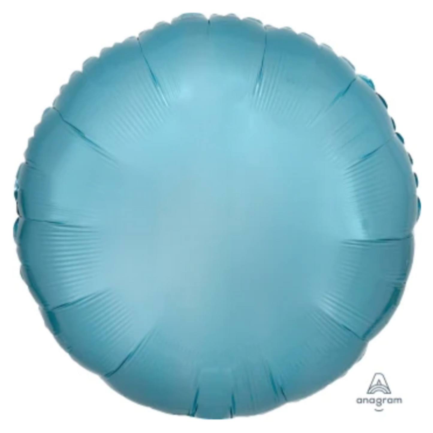 Metallic Pastel Blue Round Foil Balloon