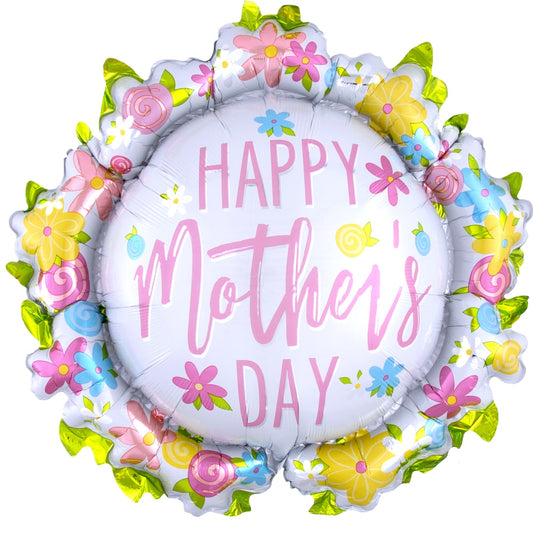 Mother's Day Flower Wreath Balloon