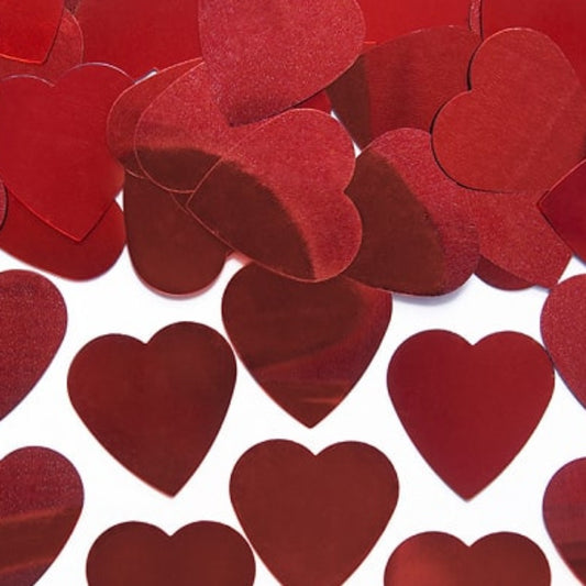 Red Confetti Hearts