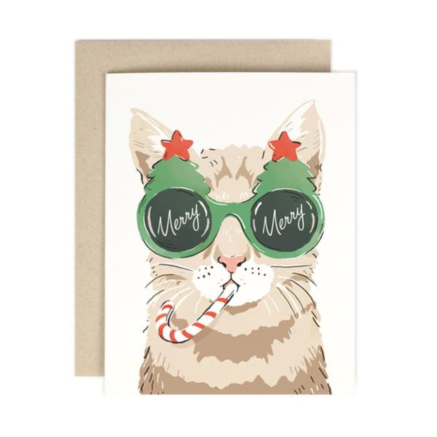 Cool Cat Christmas Card