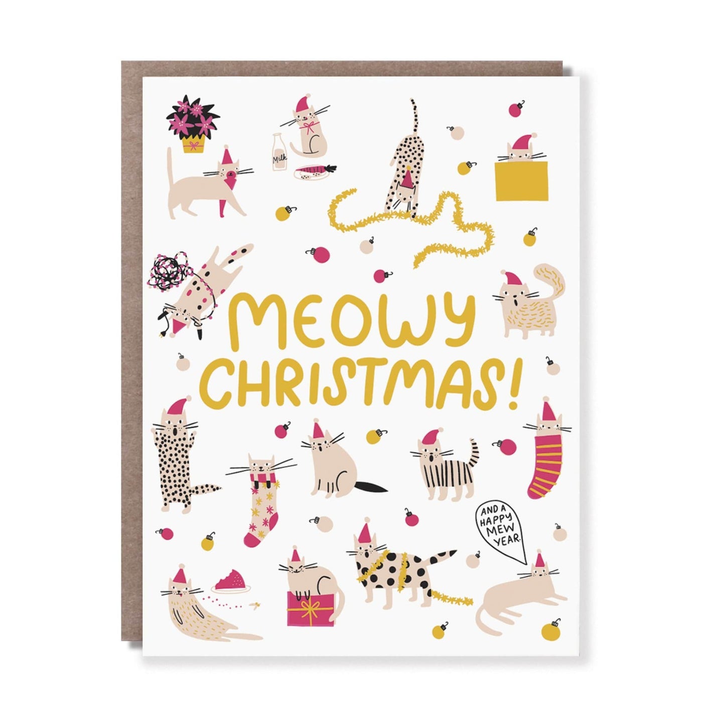 Meowy Christmas! Card